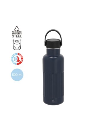 Bidon Thermique Éco-responsable Welker Couleurs : bleu marine Matières : acier inoxydable recyclé 2