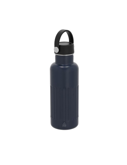 Bidon Thermique Éco-responsable Welker Couleurs : noir Matières : acier inoxydable recyclé objet promotionnel éco-responsable