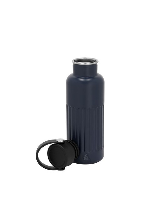Bidon Thermique Éco-responsable Welker Couleurs : noir Matières : acier inoxydable recyclé personnalisation rapide en France