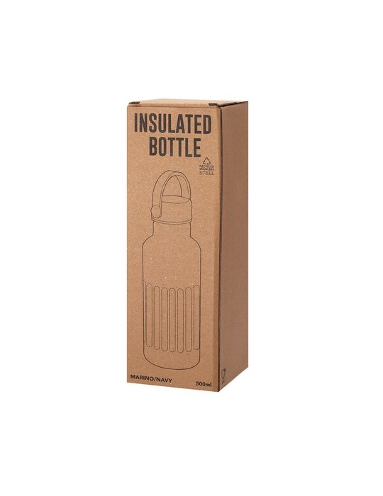 Bidon Thermique Éco-responsable Welker Couleurs : noir Matières : acier inoxydable recyclé goodies personnalisé en stock
