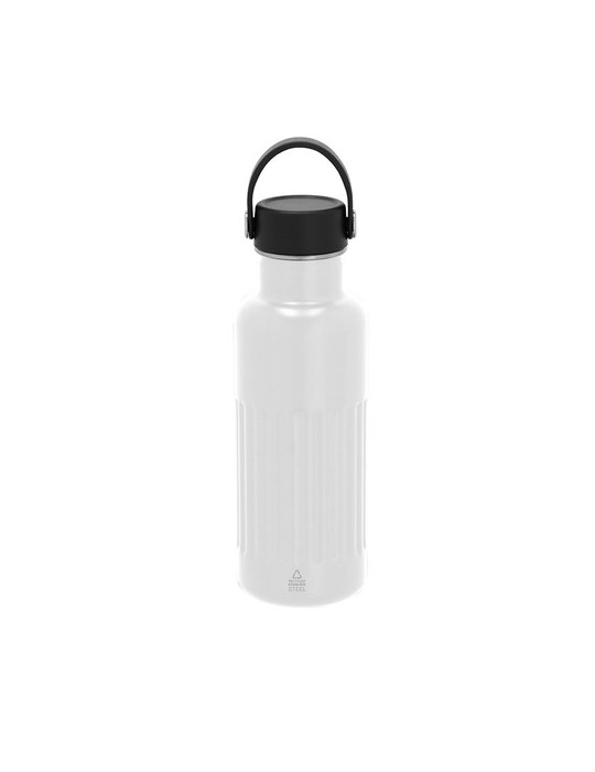 Bidon Thermique Éco-responsable Welker Couleurs : noir Matières : acier inoxydable recyclé objet promo petit budget