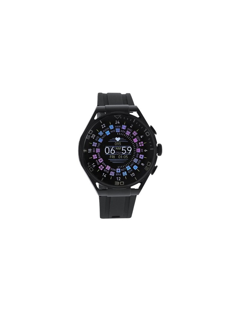 Montre Intelligente Personnalisée Éco-responsable Klemen Matières : TPU Couleurs : noir impression haute définition