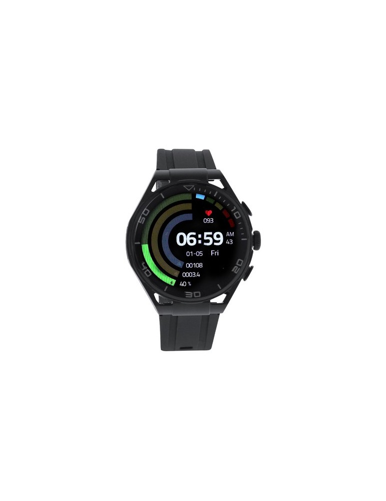 Montre Intelligente Personnalisée Éco-responsable Klemen Matières : TPU Couleurs : noir marquage laser ultra précis