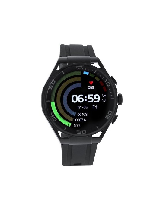 Montre Intelligente Personnalisée Éco-responsable Klemen Matières : TPU Couleurs : noir marquage laser ultra précis