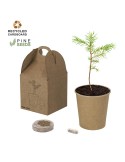 Pot de Fleurs Publicitaires Éco-responsables Vencor Matières : carton recyclé Couleurs : naturel personnalisable avec votre logo