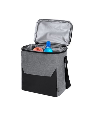 Glacière publicitaire  Jocko Matières : PET recyclé Couleurs : gris goodies entreprise design