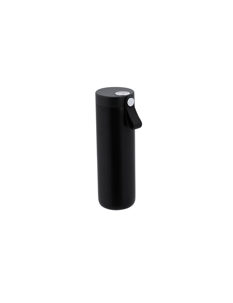 Bidon thermique personnalisé 500 ml Royan Matières : acier inoxydable Couleurs : noir