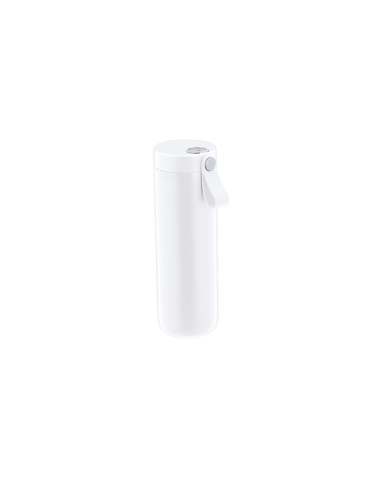 Bidon thermique personnalisé 500 ml Royan Matières : acier inoxydable Couleurs : blanc personnalisable avec votre logo