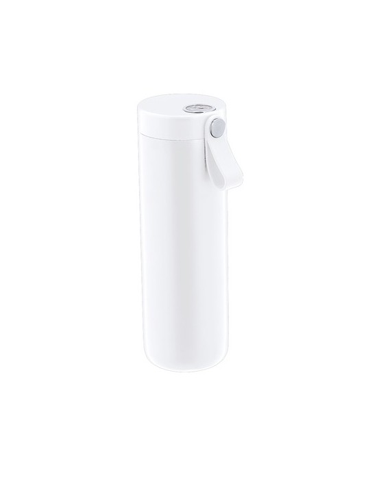 Bidon thermique personnalisé 500 ml Royan Matières : acier inoxydable Couleurs : blanc personnalisable avec votre logo