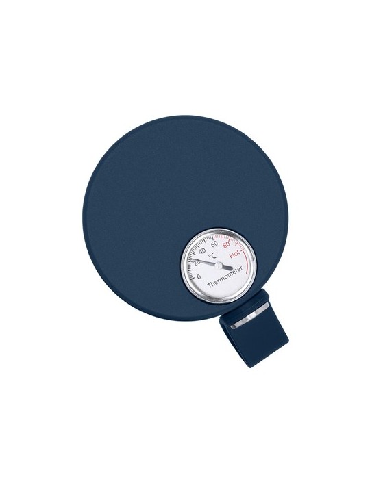 Bidon thermique personnalisé 500 ml Royan Matières : acier inoxydable Couleurs : bleu marine personnalisation rapide en France