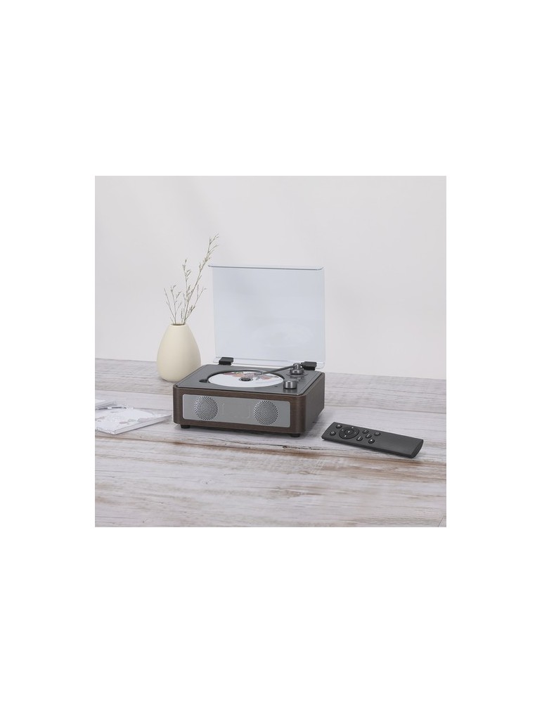 Lecteur CD publicitaire personnalisé Hopson Matières : bois Couleurs : naturel objet promotionnel éco-responsable