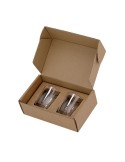 Set de verres publicitaires s Frilux Matières : borosilicate Couleurs : transparent cadeau entreprise pas cher