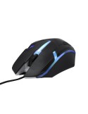 Souris personnalisée ergonomique Qinox Couleurs : noir personnalisable avec votre logo