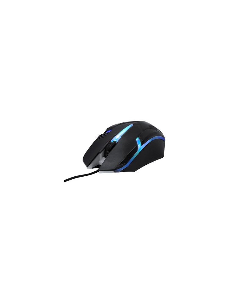 Souris personnalisée ergonomique Qinox Couleurs : noir cadeau entreprise pas cher