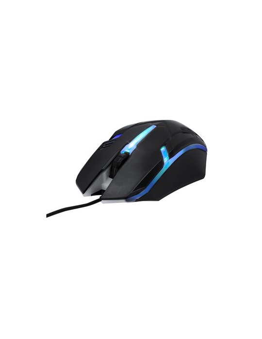 Souris personnalisée ergonomique Qinox Couleurs : noir cadeau entreprise pas cher