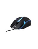 Souris personnalisée ergonomique Qinox Couleurs : noir cadeau entreprise pas cher
