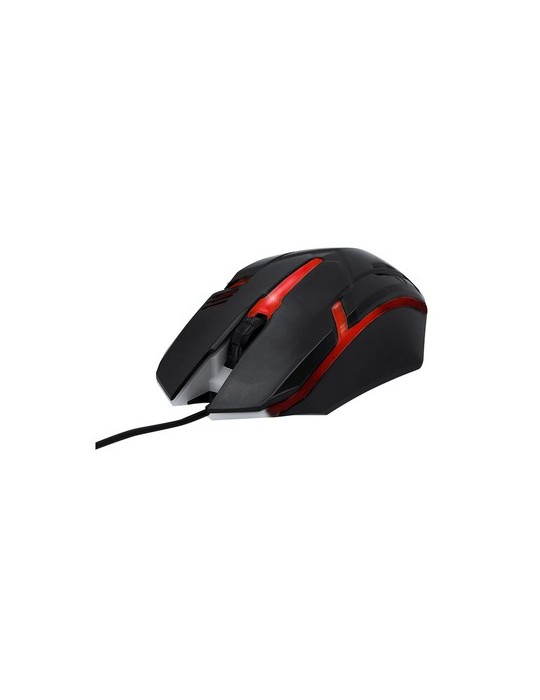 Souris personnalisée ergonomique Qinox Couleurs : noir impression haute définition