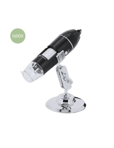 Microscope publicitaire 1600X Patsmi Matières : métal Couleurs : noir 2