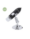 Microscope publicitaire 1600X Patsmi Matières : métal Couleurs : noir personnalisable avec votre logo