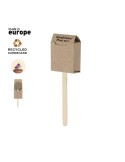 Sucette publicitaire à graines  Ebeldy Matières : carton recyclé Couleurs : naturel personnalisable avec votre logo