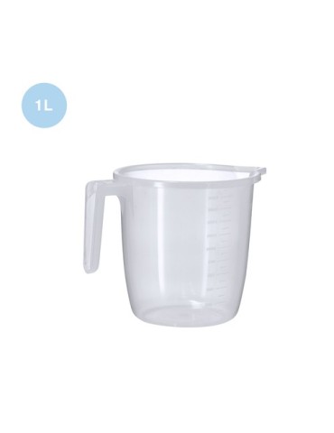 Carafe Mesureur publicitaire 1 L Pinnex Matières : polypropylène (PP) Couleurs : transparent cadeau entreprise pas cher