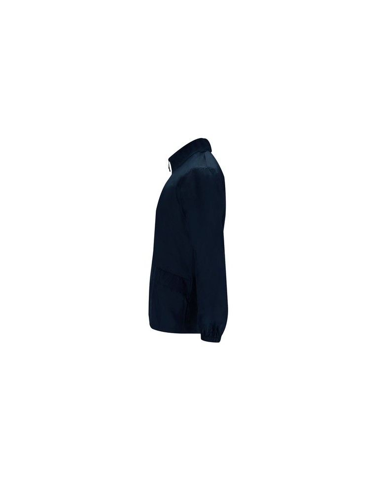 Imperméable publicitaire  Bravion Matières : polyester Taille textile : XL Couleurs : bleu marine goodies publicitaire durable