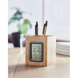 Porte-stylo  en bambou - MANILA Matières : bambou Couleurs : bois livraison express 24h 48h
