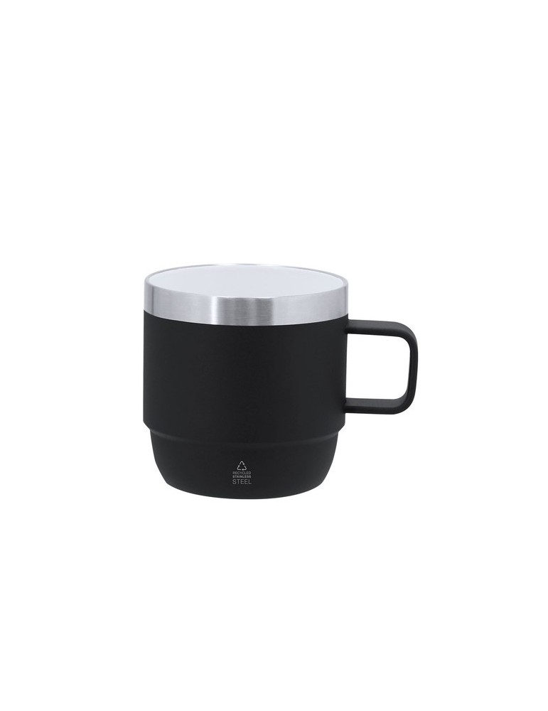 Tasse personnalisée avec motif unique - Milayka Matières : céramique Couleurs : bleu marine goodies publicitaire durable
