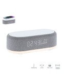 Horloge personnalisée multifonction Quinn Matières : polyester Couleurs : gris personnalisable avec votre logo