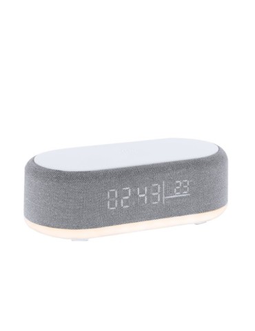 Horloge personnalisée multifonction Quinn Matières : polyester Couleurs : gris cadeau entreprise pas cher