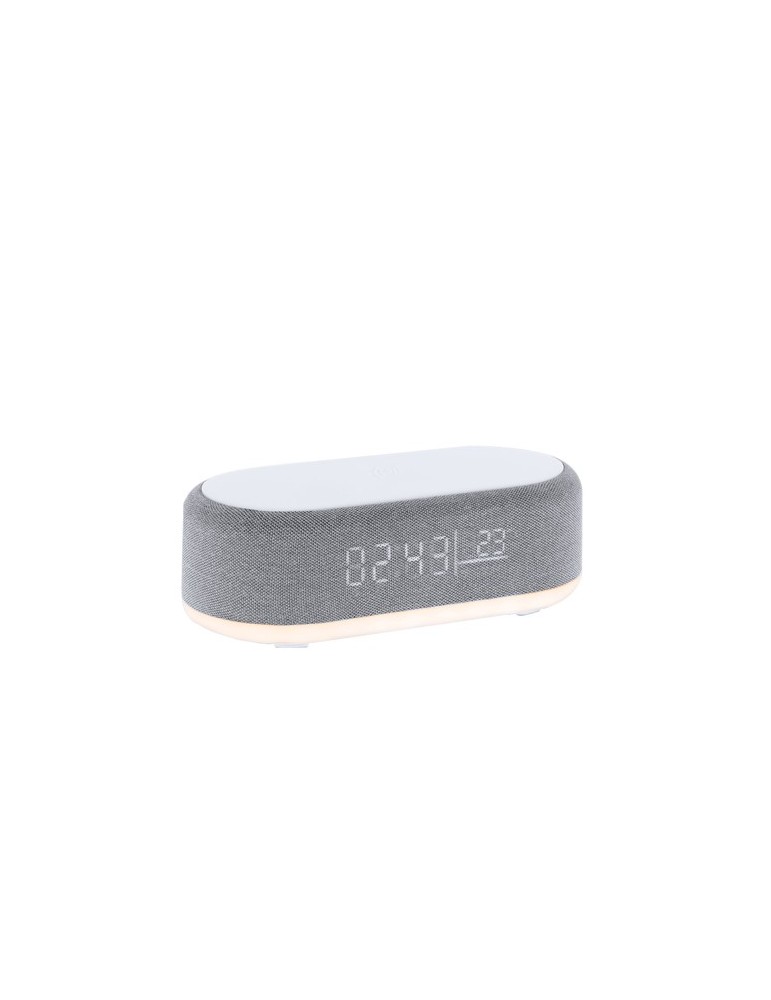 Horloge personnalisée multifonction Quinn Matières : polyester Couleurs : gris cadeau entreprise pas cher