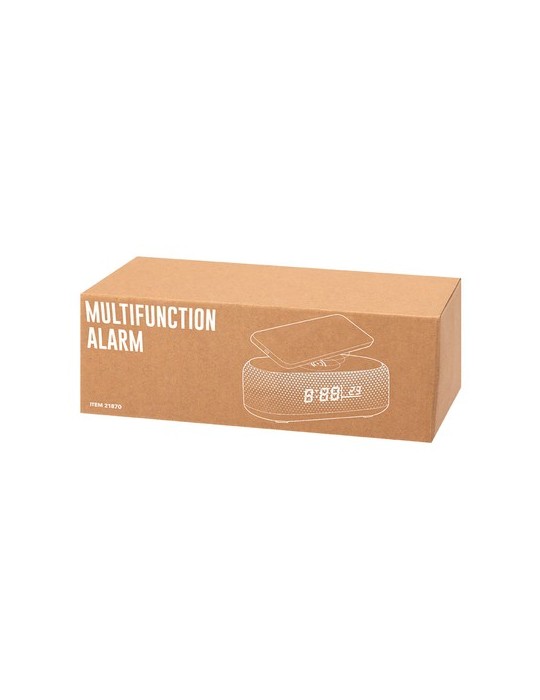 Horloge personnalisée multifonction Quinn Matières : polyester Couleurs : gris livraison express 24h 48h