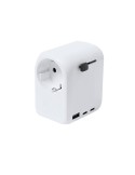 Adaptateur publicitaire de prises Wando Couleurs : blanc cadeau entreprise pas cher