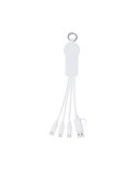 Câble de charge personnalisé  Krizia Couleurs : blanc