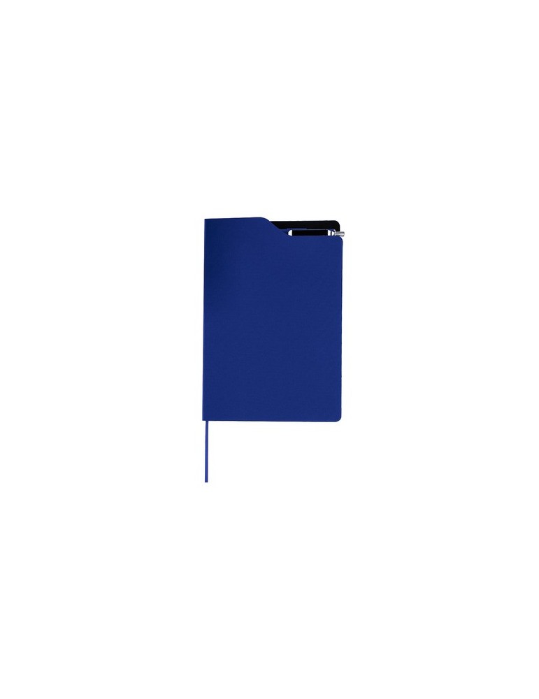 Bloc-notes publicitaire  Nuron Matières : PET recyclé Couleurs : bleu cadeau affaires élégant