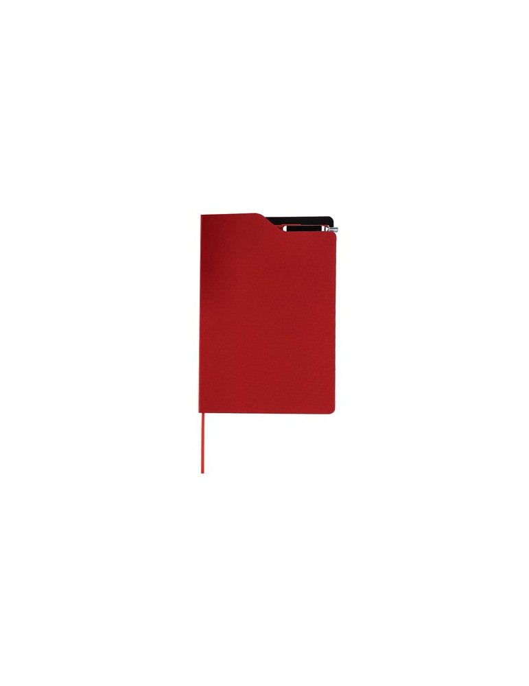Bloc-notes publicitaire  Nuron Matières : PET recyclé Couleurs : noir objet promotionnel éco-responsable