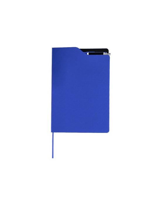 Bloc-notes publicitaire  Nuron Matières : PET recyclé Couleurs : noir objet promo petit budget
