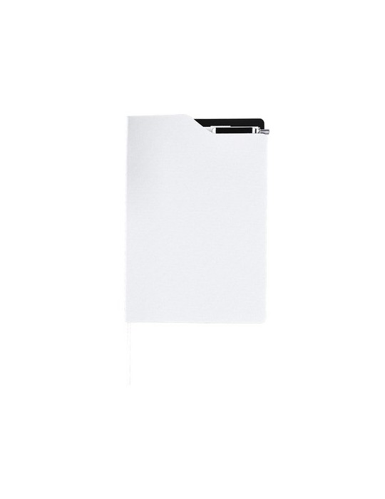 Bloc-notes publicitaire  Nuron Matières : PET recyclé Couleurs : bleu marine personnalisable avec votre logo