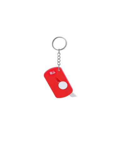 Porte-clés personnalisé Cutter  Darson Matières : ABS recyclé Couleurs : rouge goodies entreprise design