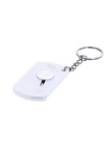 Porte-clés personnalisé Cutter  Darson Matières : ABS recyclé Couleurs : blanc cadeau entreprise pas cher