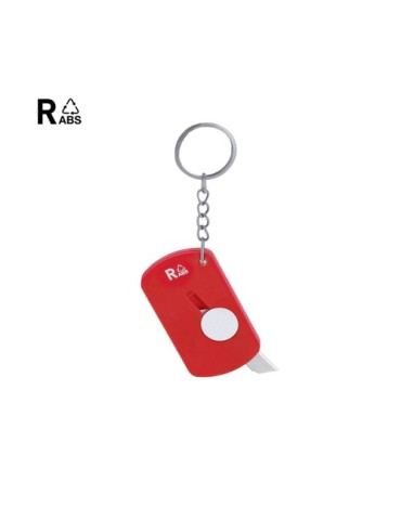 Porte-clés personnalisé Cutter  Darson Matières : ABS recyclé Couleurs : blanc livraison express 24h 48h