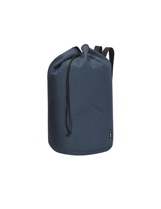 Balluchon  personnalisé Mubar Couleurs : noir Matières : polyester recyclé livraison express 24h 48h