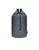 Balluchon  personnalisé Mubar Couleurs : noir Matières : polyester recyclé cadeau affaires élégant