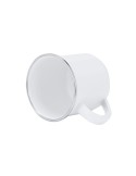 Tasse de sublimation personnalisée Deriox Matières : métal Couleurs : blanc cadeau entreprise pas cher