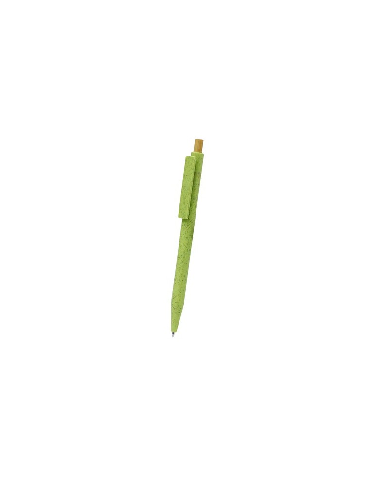 Stylo Publicitaire Éco-responsable Tarflex Matières : bambou Couleurs : naturel marquage couleur éclatante