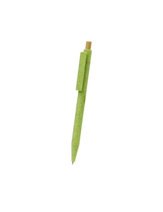 Stylo Publicitaire Éco-responsable Tarflex Matières : bambou Couleurs : bleu goodies personnalisé en stock