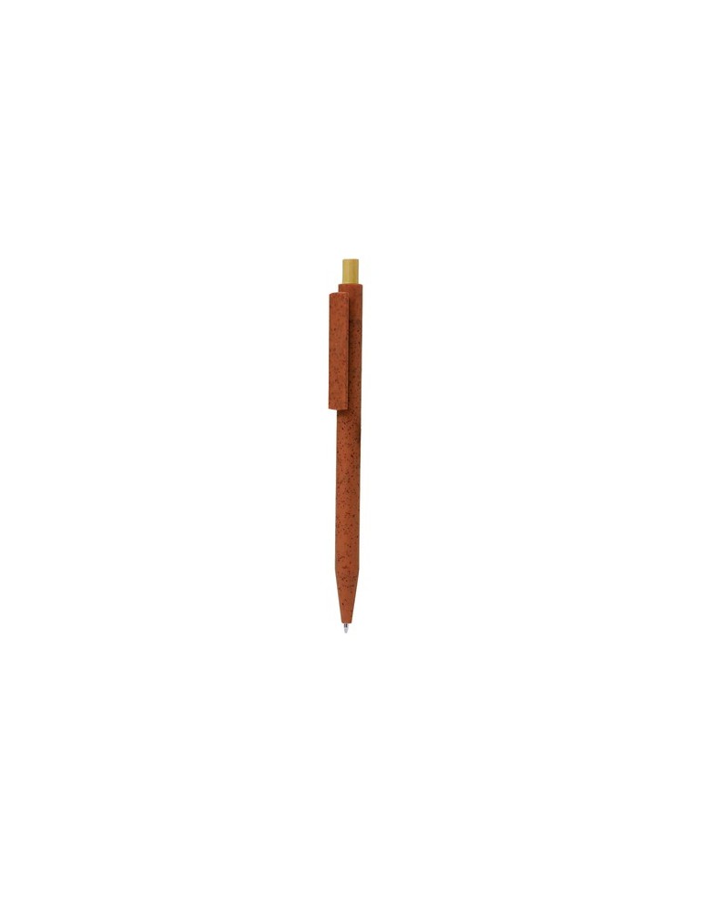 Stylo Publicitaire Éco-responsable Tarflex Matières : bambou Couleurs : bleu goodies personnalisé en stock