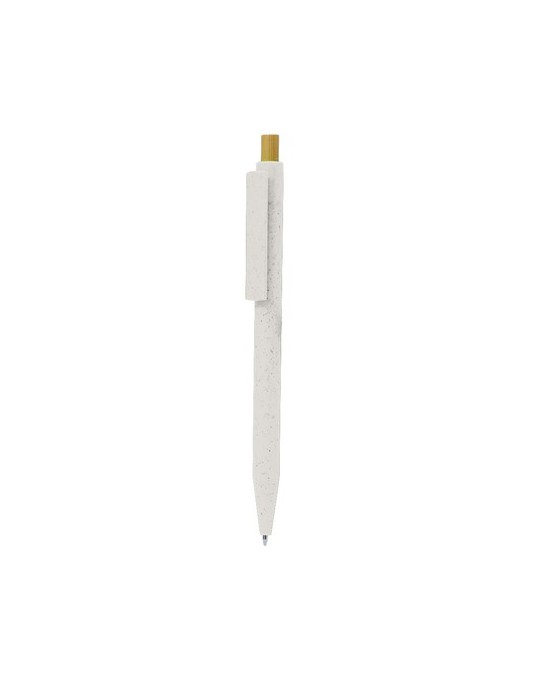 Stylo Publicitaire Éco-responsable Tarflex Matières : bambou Couleurs : bleu objet promotionnel éco-responsable