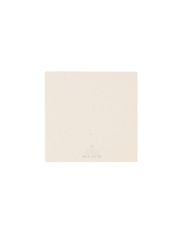 Bloc Notes Publicitaire Éco-responsable Tesher Couleurs : blanc Matières : carton de lait recyclé goodies publicitaire événement