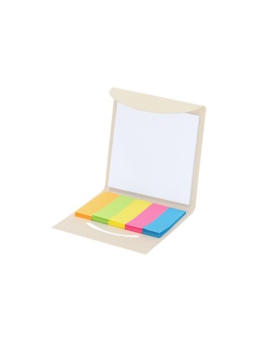 Bloc Notes Publicitaire Éco-responsable Tesher Couleurs : blanc Matières : carton de lait recyclé impression haute définition